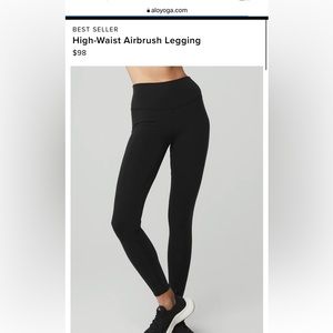 Alo Yoga 7/8 Airbrush Leggings NWT